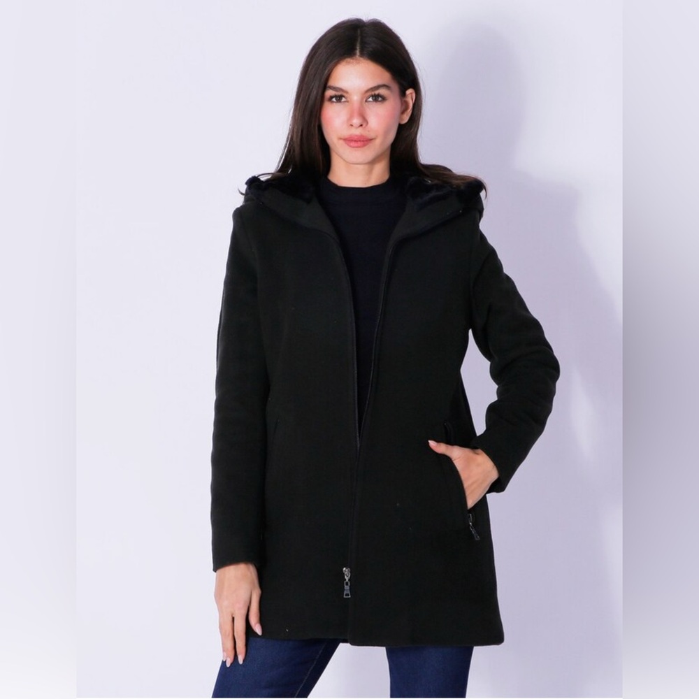 NUAGE Italian Wool Cashmere Coat